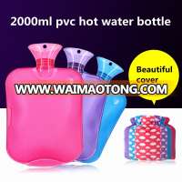 Hot sale pvc hot water bottle